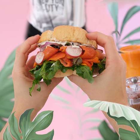 Smoky Papaya Sandwiches