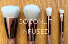 Coconut-Infused Makeup Brushes