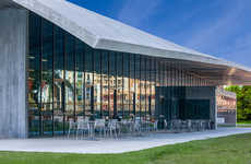 Stoic Brutalist Architecture Schools