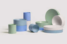 Stackable Minimalist Colorful Tableware