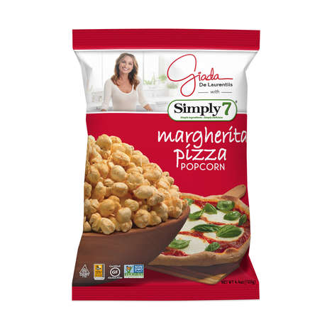 Pizza-Flavored Popcorn Snacks