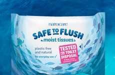 Plastic-Free Flushable Wipes