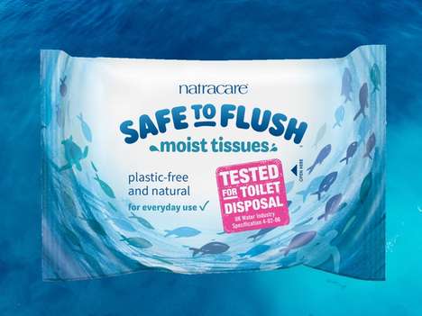 Plastic-Free Flushable Wipes