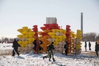 Colourful Migration-Themed Installations Image 4