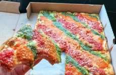 Mesmerizing Tri-Color Pizzas