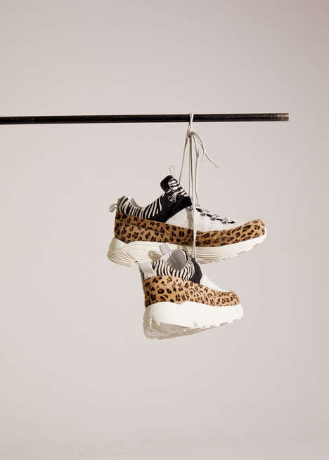 Chic Animal Print Footwear