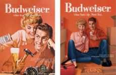 Modernized Vintage Beer Ads