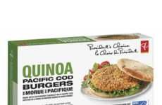 Quinoa-Coated Cod Burgers