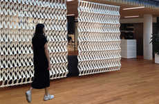 3D-Knitted Felt Acoustic Curtains