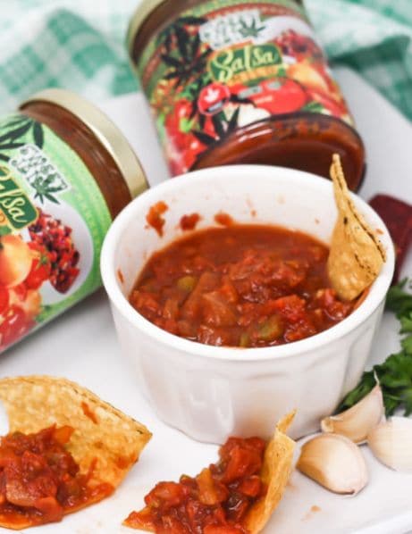Mild CBD-Infused Salsas