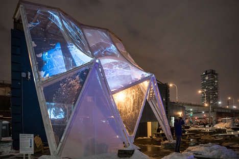 Hexagonal Building Raincoat Prototypes