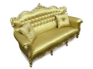Plastic Fantastic Gold Sofa by Studio JSPR