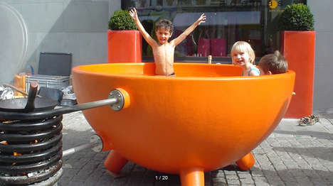 Hot Tub and Barbecue All in One