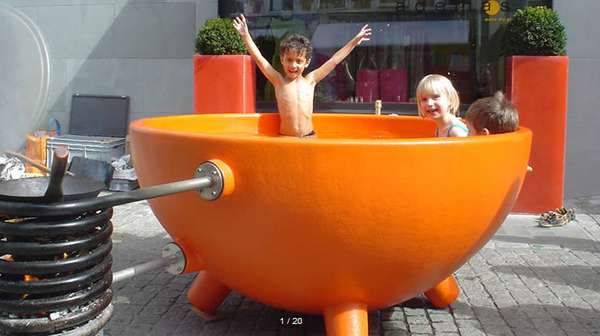Hot Tub and Barbecue All in One