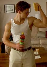 Cleaning Hunks Undress And Clean For The Ladies
