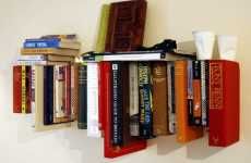 Green DIY Bookshelves