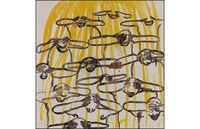 Clustered People Painting Image 7