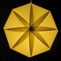 Petal-Shaped Lampshades