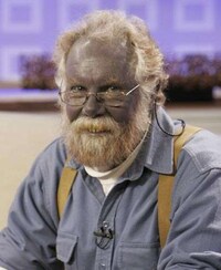 The Real Life Blue Man Image 2