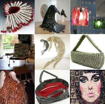97 Recycled Art Pieces
