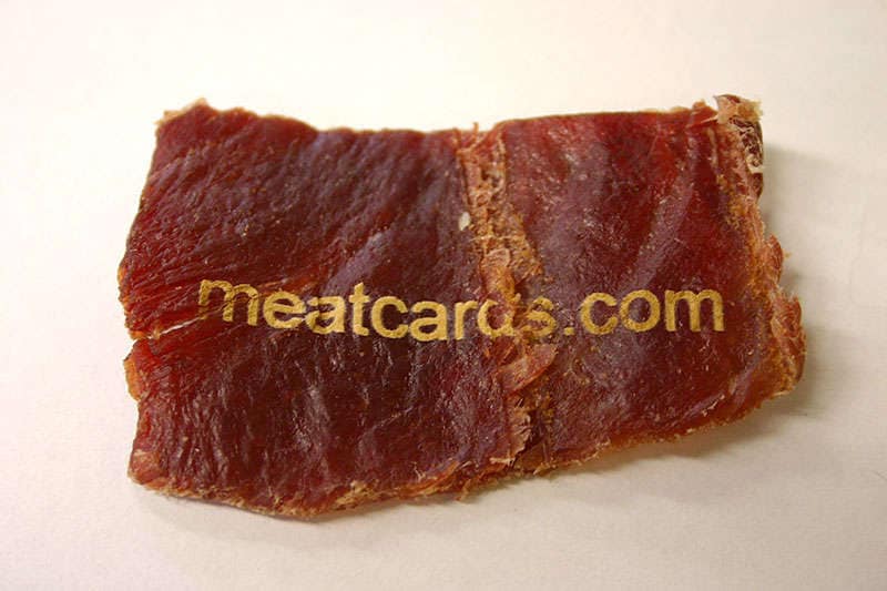Beef Jerky Business Cards