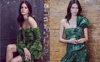 Sophisticated Floral Evening Wear Image 3