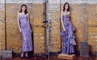 Sophisticated Floral Evening Wear Image 4