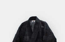 Patchwork Monochromatic Utilitarian Fashion