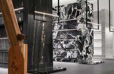 Luxuriously Marbled Retail Interiors