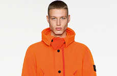 Vibrant Orange Technical Outerwear