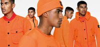 Vibrant Orange Technical Outerwear Image 2