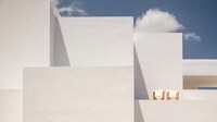 All-White Pixelated Villa Designs Image 6