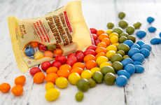 Colorful Vegetable-Dyed Candies