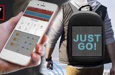 Digital Content Projection Backpacks