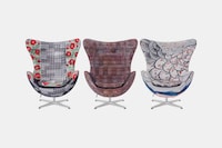 Patchwork Textile Chairs Image 2