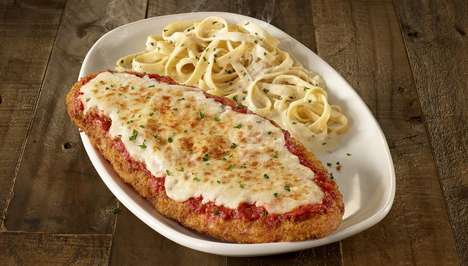Supersized Chicken Parmesan Dishes