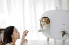 Elegant Enclosed Litter Boxes