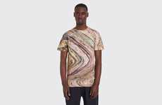 Colorful Marbled Dyed Shirts