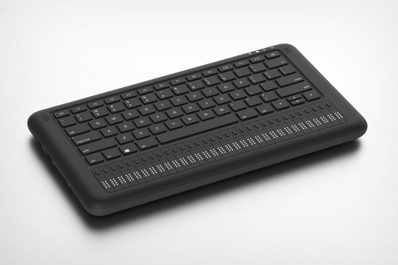 Screen-Free Braille-Integrated PCs