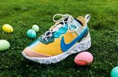 Easter-Inspired Corduroy Sneakers
