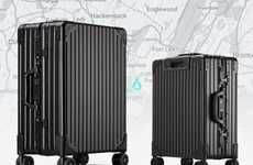 Durable Trackable Trip Suitcases