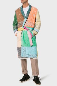 Multi-Tonal Bandana Overcoats Image 2