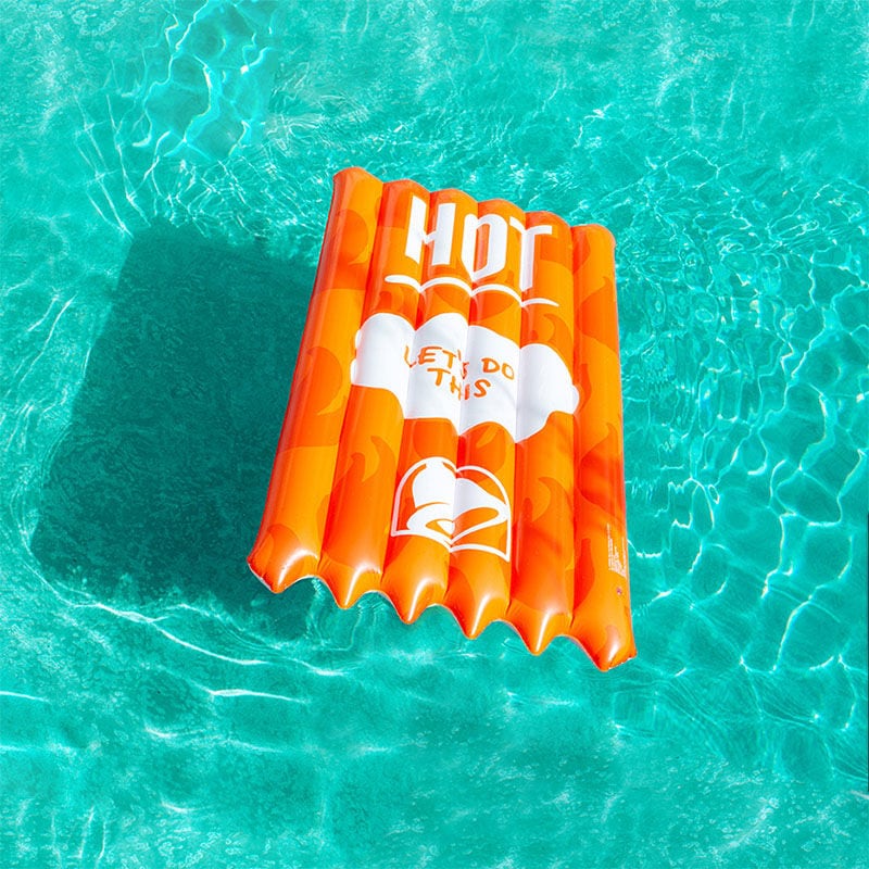 Condiment-Themed Pool Floats