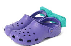 Pouch-Integrated Rubber Shoes