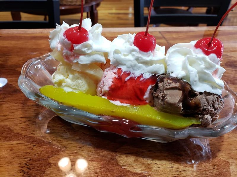 Pickle-Topped Banana Splits