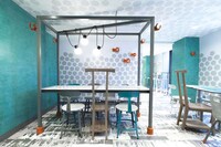 Intentionally Clashing QSR Interiors Image 2