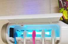 Sanitizing UV Toothbrush Holders