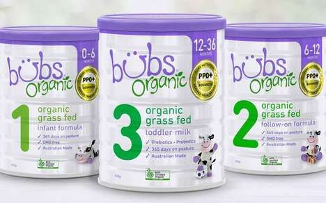 Grass-Fed Milk Baby Formulas