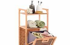 Discreet Bamboo Laundry Hampers