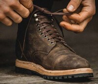 Vintage-Inspired Motorbike Boots Image 3